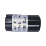 Riven CD60 Kondensator 64 bis 77uf 250V AC Motorstart für Wasserpumpe Luftkompressor Lüfter 50 / 60Hz