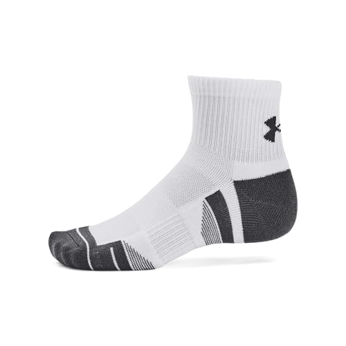 Under Armour UA Performance Tech 3pk Qtr, LG, White / White / Jet Gray, L-XL - Image 3