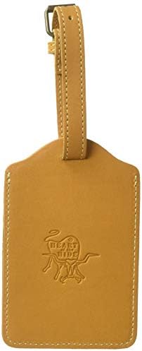 Rawlings | Heart of the Hide Luggage Tag | Tan | 4.5' x 2.5' image 4
