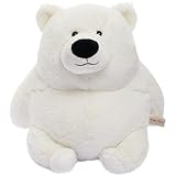 Arkdorz Cute Sitting Polar Bear Stuffed Animals Plush Dolls,Soft Bear Plush Toy Bedtime Friend Gifts for Boys Kids Babies Girls