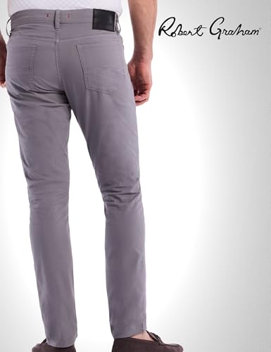 Robert Graham Men's Sayer 5 Pocket Straight Fit Tech Pant4