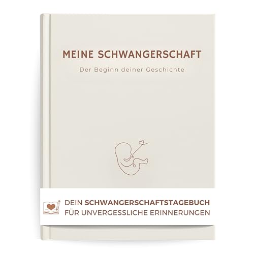 memoriecation Schwangerschaftstagebuch - Dein Schwangerschaftsbuch zum Ausfüllen für...