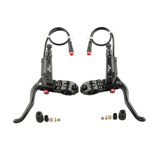 パワークローズブレーキハンドル電動自転車ブレーキハンドルと 2 ピン防水コネクタ/フォールド/スクーター用スケートボード自転車