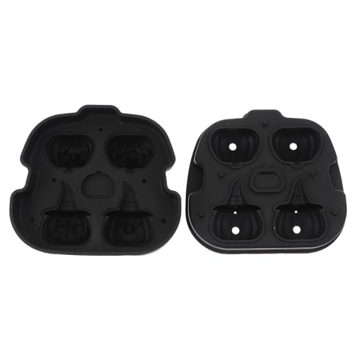 Molde para cubitos de hielo Calabaza Halloween de silicona miniatura 1