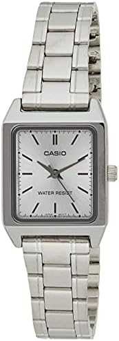 Casio Women's Watch - LTP-V007D-7EUDF White Dial, Silver Band