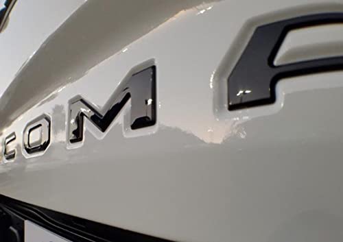 EyeCatcher Tailgate Insert Letters Compatible with 2016-2023 Tacoma (Piano Gloss Black)