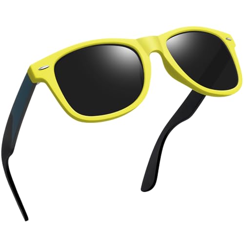 Image of Joopin Square Sunglasses Polarized UV400 Designer Sun Glasses Men Women | Oversized, Plastic Frame, Retro, Vintage, Unisex, Trendy Shades for Driving, Party, Fishing, Business, Costume