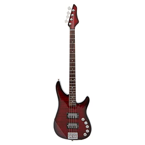 Roger Glover (violet foncé) : Vigier – Réplique de guitare miniature – Cadeaux musicaux – Ornement fait à la main - Les Beatles, Paul McCartney, John Lennon, RIngo Starr, George Harrison Roger Glover (violet foncé) : Vigier – Réplique de guitare miniature – Cadeaux musicaux – Ornement fait à la main – Image 3