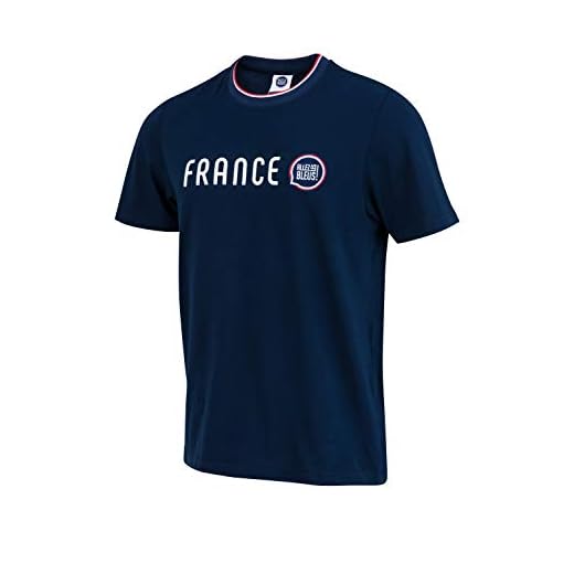 Allez Les Bleus T-shirt Frankrike – officiell herrkollektion, blå, S