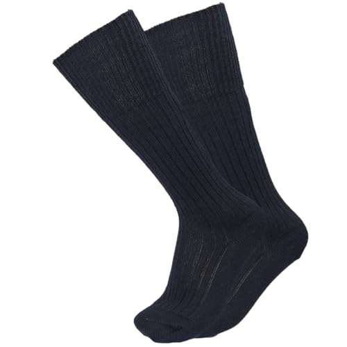 Chaussettes armée allemande lot de paires noires pour homme pointure 47