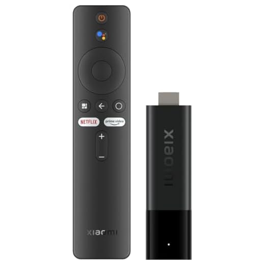 Xiaomi 4K Smart TV Stick (Quad-Core CPU, 2GB RAM, 8GB ROM, Android TV 11 mit Google Playstore, Chromecast, Dolby Atmos & Vision, Bluetooth Fernbedienung mit Google Assistant & Netflix + Prime Video