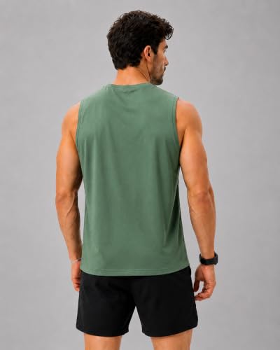 Image of CHKOKKO Sleeveless T Shirts Gym Vest for Men Workout Solid Premium Cotton Blend Tank Top for Man Running Vest Sando Gym Wear Lightweight Breathable Casual Summer Wear Boys