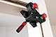 BESSEY Winkel-Türfutter-Richtzwinge WTR, Spannweite Futterstärke 8 - 30 mm Verstellweg 32 mm, Für sauber fixierte und stabilisierte Futterecken, Gewicht 1,05 Kg