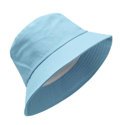 Image of PFFY Bucket Hat for Women Men Cotton Summer Sun Beach Fishing Cap | Breathable Packable Boonie Hat, Soft UV Protection Bucket Hats, Outdoor Vacation Essentials, Ideal for Hiking Travel Golf