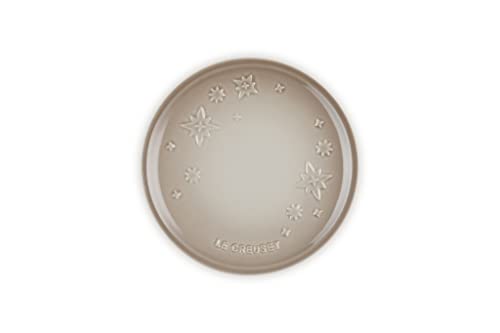 ル・クルーゼ(Le Creuset) 皿 プレート・スターレリーフ 19cm ナツメグ 電子レンジ オーブン 食洗器 対応【日本正規販売品】