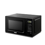 COMFEE' CM-M201K(BK) Countertop Microwave Oven with Express Cook, 6 Preset Menus and Kitchen Timer, 20L, 700W, Black
