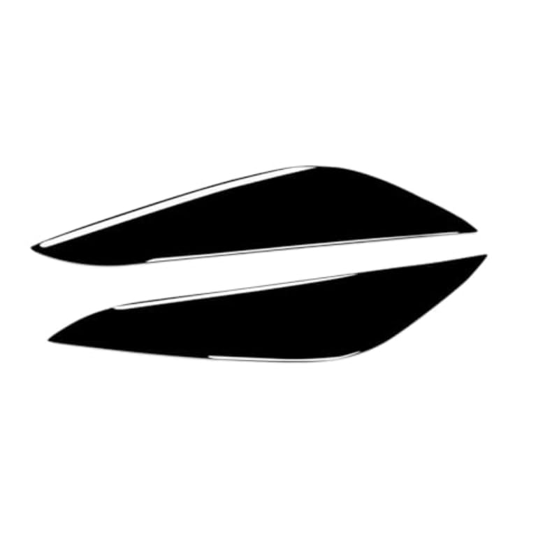 Cache-sourcils de phares pour Tesla Model 3 et Y 2017-2022 garniture noire