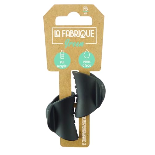 Pinces à cheveux recyclées multicolores LA FABRIQUE GREEN - Lot de 2 accessoires légers