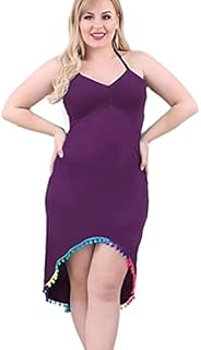 فستان نوم قطن للنساء - ارجواني