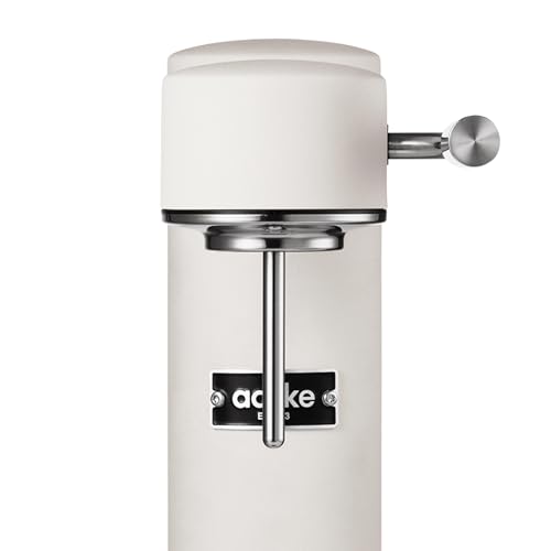 Aarke Carbonator 3, Sparkling Water Maker with Water Bottle, Matte White Finish