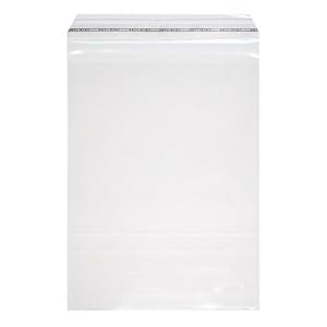 Etmamu 200 Stk. A5 Adhäsionsverschlussbeutel Transparent