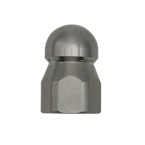 1/8 1/4 3/8 1/2 Pressure Sewer Cleaning Nozzle Sewer Drain Cleaning Pipe Jetter Rotary Nozzle - ( Thread Specification: 1/2