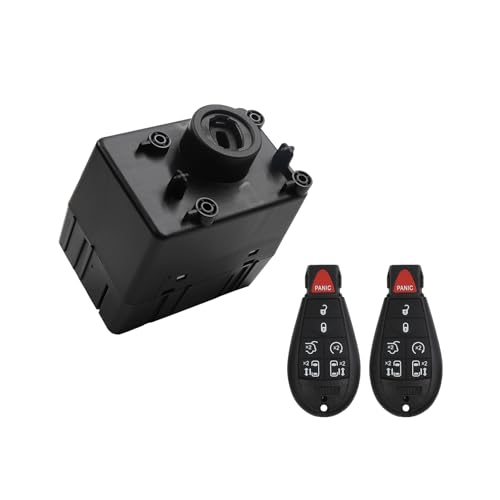 Boomotor Wireless Ignition Module w/ Remote Key Compatible with 2011-2013 Jeep Grand Cherokee, Dodge Grand Caravan, Dodge Durango, 2011-2012 Ram 1500 2500 3500 4500 5500 601-082 68105739AC 5026533AE