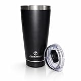 JavaJams 20 oz Bluetooth Speaker Tumbler – Stainless Steel Travel Tumbler, Insulated Cup with MAGNETIC Sliding Lid, Removeable Bluetooth Speaker Tumbler with Double Wall Design