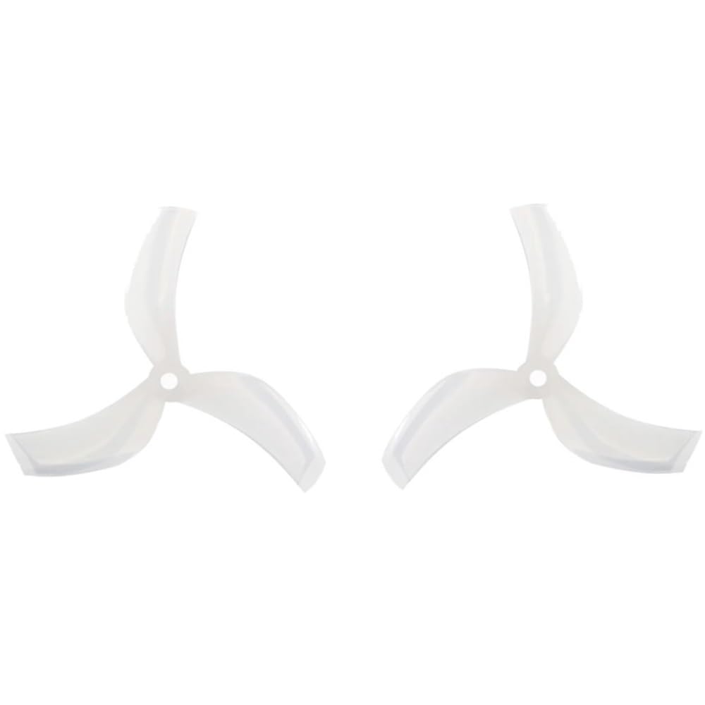 Hélice M5 3 lames 90mm blanc lait pour drone de course FPV
