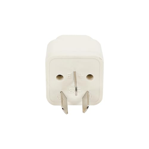Image of Ocko India to Australia Converter Plug Universal Socket Adapter Type-I | For China, New Zealand, Argentina, Cross 3Pin Plug Universal Input (Pack of 1, 3 Pin Australia Adapter)