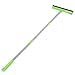 Rengue Telescopic Floor Broom, 48 Inch, Pet Hair Removal, MultiSurface, Pink Green Black Blue Telescopic Floor Broom, Rubber and PP Material, Nan Household Daily Necessities (Green)