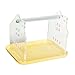 Baoblaze Tabletop Bird Perch Bird Stand Portable Metal Desktop Parrot Play Stand with Potty Tray for Budgies Parakeet Conures Lovebird, Yellow
