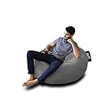 Puff - Sillón 2 en 1 con Cama Matrimonial para Adultos Relleno de Hule Espuma (Puff: 100x50 cm,...