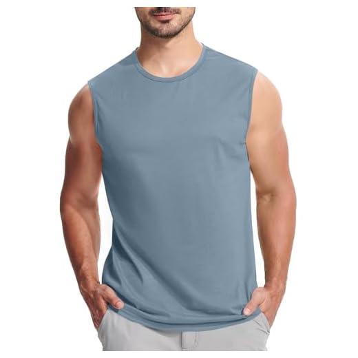 Debardeur Homme, Débardeur Running Ete, Tank Top Gilet D'Été sans Manches pour Hommes, Couleur Unie, Imprimé, Absorbant La Sueur, Respirant, Extensible, Épaules Extensibles, Streetwear Tanktops