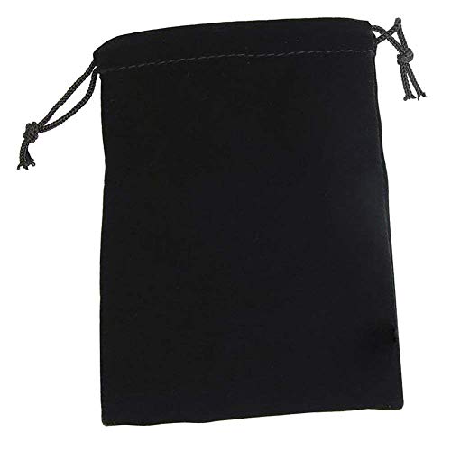 Deanyi 10pcs Velours Noir Sac en Tissu Pochettes Bijoux Cordonnet Sacs pour Bijoux Emballage Cadeau - 10 * 12CM Produits pour Maison/Cuisine
