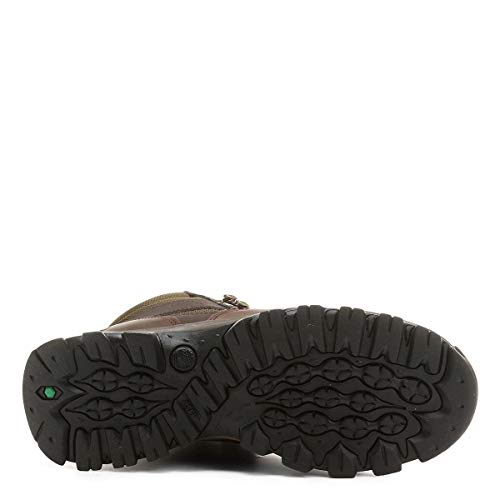 Timberland Men's Keele Ridge Waterproof Hiking Boot,Dark Brown Full Grain,US2