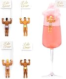 NPW Drinking Buddies Bride Squad Drink Markers & Wine Glass Charms – Bachelorette Party Accessories, Girls’ Night & Bridal Party Favors