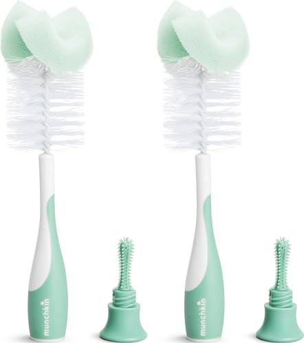Image of Munchkin® Sponge™ Bottle Brush, 2 Pack, Green