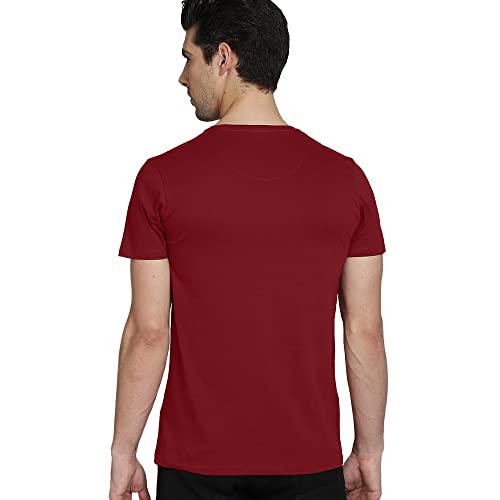 Image of Free Authority Harry Potter Printed Regular Fit Maroon Cotton Men's T-Shirt
