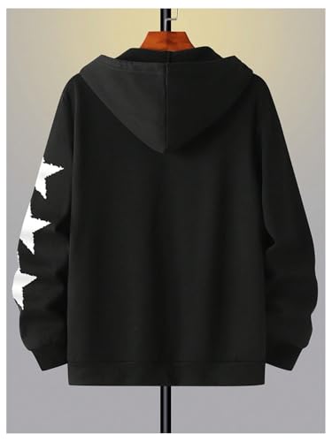 Men's Graphic Hoodie Zip Up Sweatshirt Coat Vintage Long Sleeve Hooded Sweatshirt Jacket Streetwear2