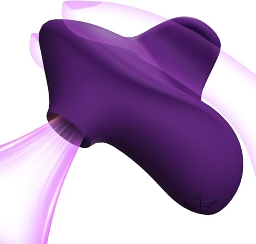 Sucking Vibrator Adult Female Sex Toys Suction Finger Vibrators Clitoral Nipple Sucker with 10 Suction Modes Clitoral Stimulator Sex Novelties Rose Sex Toy Vibrator Clit for Women Couples Pleasure
