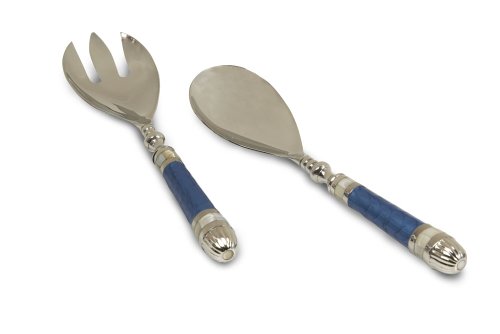 Julia Knight Classic Salad Serving Set, Azure, Blue