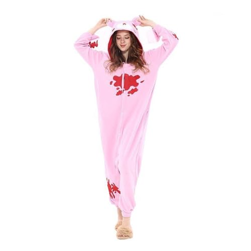 Dessin animé Pyjama Une Pièce Pyjama Couple Polaire Polaire Maison Wear(S/02)