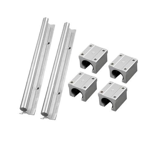 Metal Ball Screw nut SFU1605 Ball Screw +FK12 FF12 End Support Block+1605 Nut Housing +SBR16 Linear Rail Support+SBR16UU(Sbr1050 sfu1605-1050)