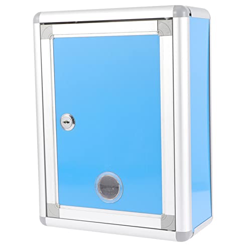 Zerodeko 2Pcs Mailbox Wall-Mounted Suggestion Box Suggestion Box With Lock Wall Mount Mailboxes Wall Mount Mailboxes For Outside Door Mounted Mailbox Wall Mount Lockable Mailbox Letter Case #TOP5