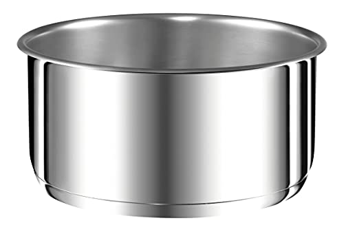 Tefal Ingenio Preference Casserole 22 cm, Empilable, Acier inoxydable, Induction, Polyvalence, Gain de place L8981604
