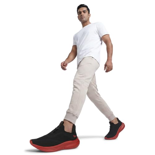 Image of Neeman's RapidBreeze Vigor Slip On Shoes for Men | Breathable Knit Casual Sneakers | Lightweight Cushioned Walking Shoes | Comfortable, Travel & Office Footwear