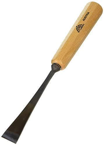 Stubai 535606 "Model 56" Long/Sharpened Fishtail Chisel, Multi-Colour, 6 mm - Image 2