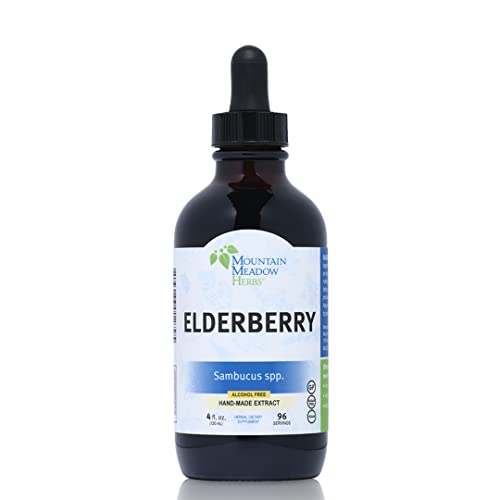 Mountain Meadow Herbs Elderberry Extract | All Natural Immune Booster | Fast-Acting Liquid Concentrate | Promotes Immune System Health | Tincture 4 oz.