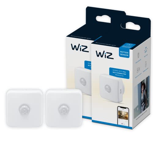 WiZ Connected 2Pack WiFi Motion Sensor for WiZ Lights, Compatible with
